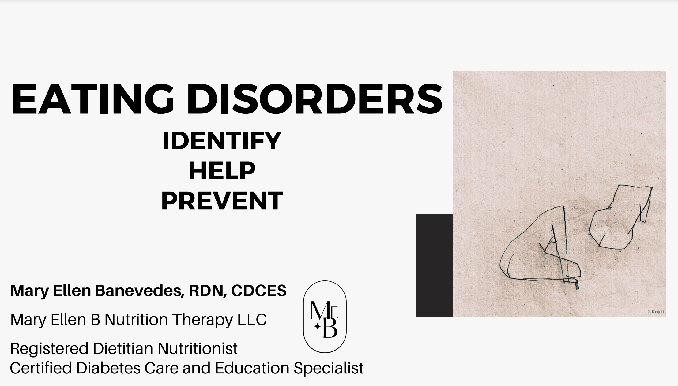 Eating Disorders: Identify, Help, Prevent