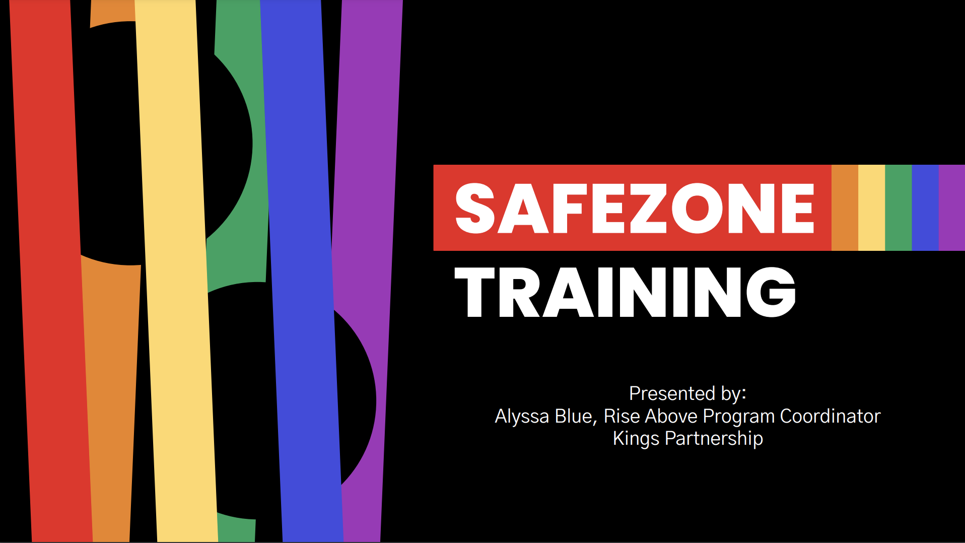 Safe Zone Training